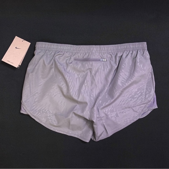 NIKE Women’s Dri-FIT Tempo Running Shorts SMALL Grey - NWT - Picture 3 of 6